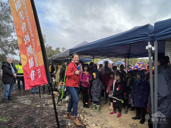 西澳衛生部長Amber-Jade Sanderson致詞