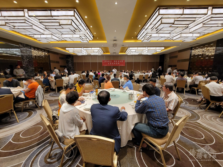 僑務諮詢委員丁金煌設宴歡迎中華民國新任駐菲大使周民淦活動會場