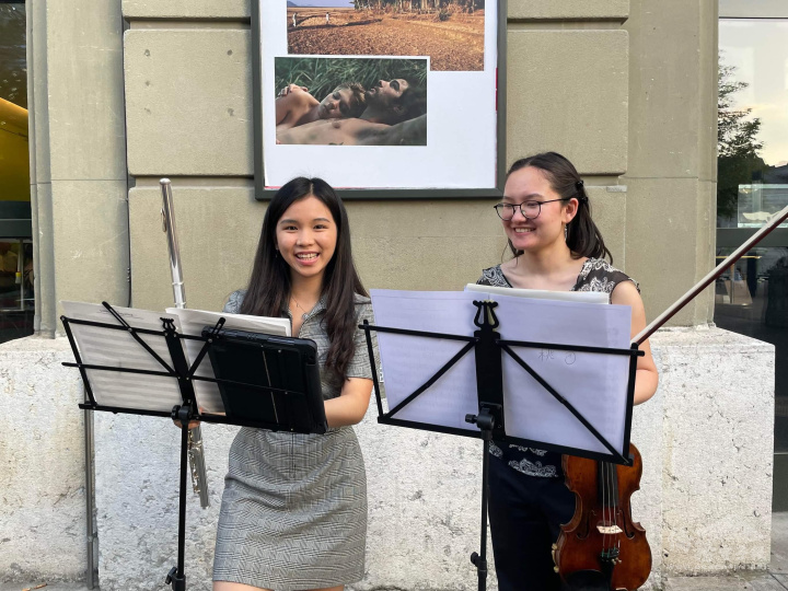 現場臺灣音樂演奏增加交流的亮點