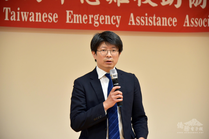 蔡季穎說協會提供僑胞國人急難救助服務，就是政府在海外的後盾