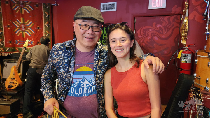 You and Me樂團創辦人黃崇校辦音樂會，有30萬粉絲的女兒黃鈺琳專程趕來捧場