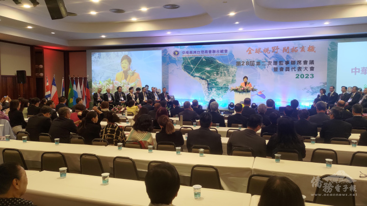 僑務委員會徐佳青委員長於開幕典禮上受邀致詞