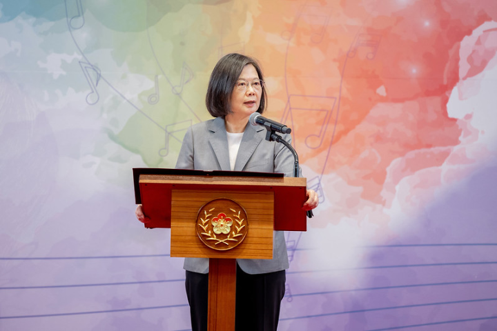 總統出席「2023總統教育獎頒獎典禮」，並致詞