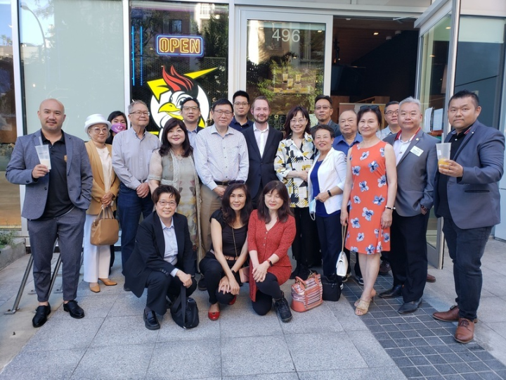 加拿大議員 「拼字哥」古柏（Michael Cooper）時常參與台灣社區的活動，他認為台加之間有很多共通點，彼此有相同價值觀，雙方關係應進一步提升。 (圖：中央社)