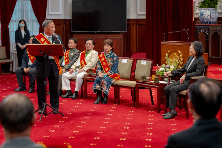 總統接見「社團法人臺灣道教門派聯合總會」