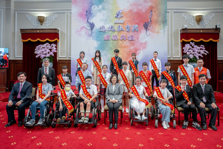 總統出席「2023總統教育獎頒獎典禮」