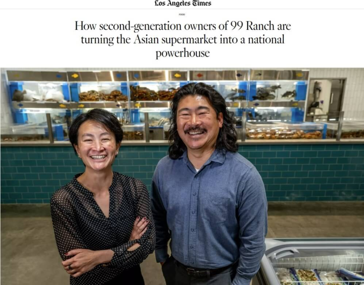 台灣移民在美國開的超市近40年來在美國展店58家，員工多達7000人，更成為許多海外華人的心靈寄託。（圖取自洛杉磯時報網頁latimes.com）