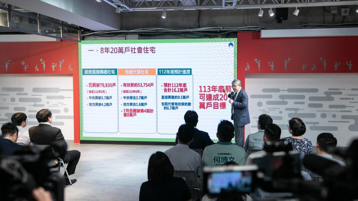 副總統聽取內政部次長暨國家住宅及都市更新中心代理董事長花敬群簡報社會住宅營運情形