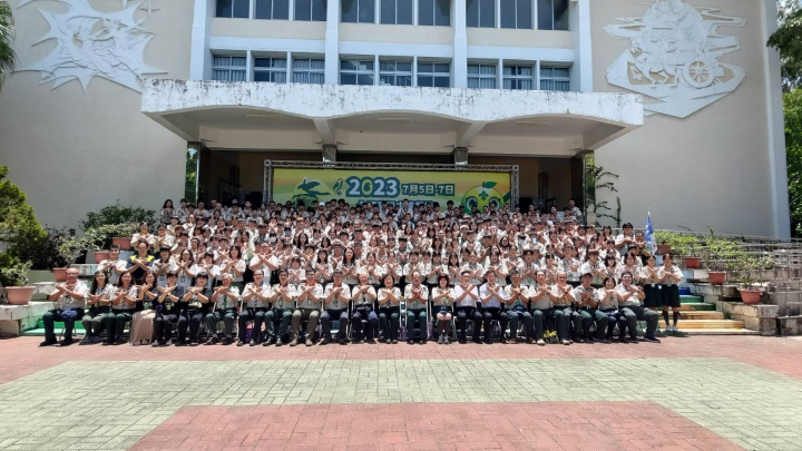 行義童軍考驗營開幕合影