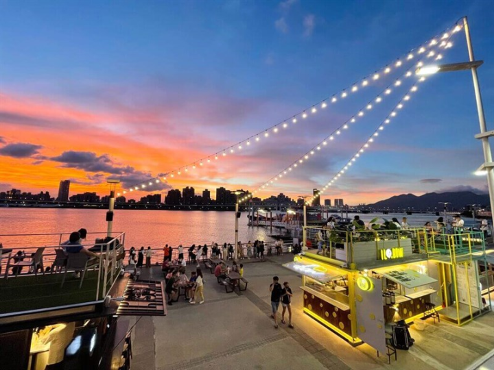 A corner of Dadaocheng wharf is seen in this photo issued Monday. Photo courtesy of Taipei City Department of Information and Tourism