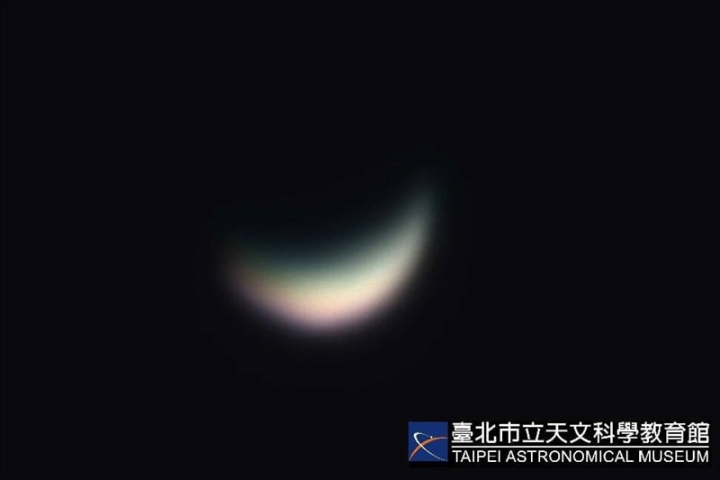 Bright, shining appearance of Venus in the sky. Photo courtesy of the Taipei Astronomical Museum