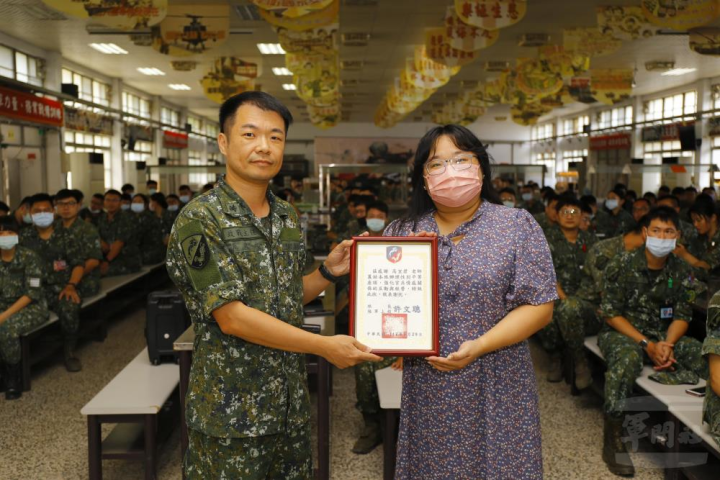 249旅辦理「第二季性別主流化教育暨性別平等生活座談」。（陸軍249旅提供）