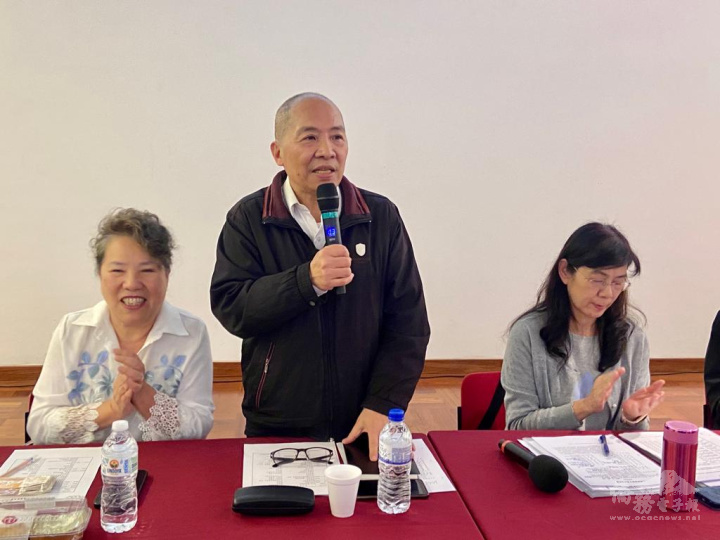 主任委員校長林志孟致詞