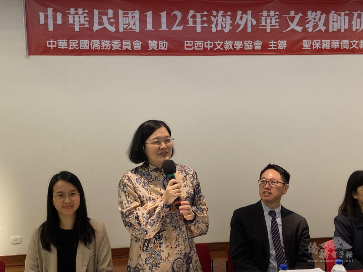 講座陳玉明老師致詞