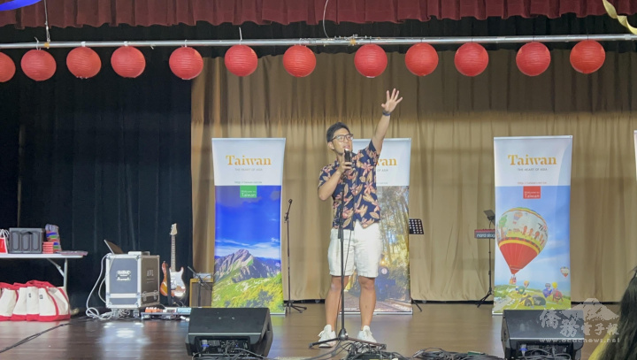 青商部會長傅瑞克致詞 