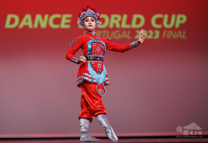 選手林佳臻優異舞姿獲得評審高分（陳怡如提供）