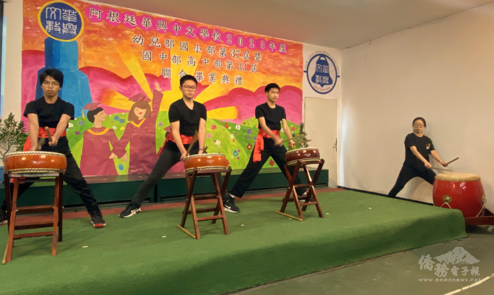 太鼓表演震撼全場