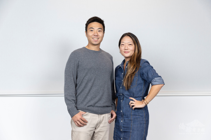 GoodFin共同創辦人暨技術長簡嘉良(左)、GoodFin創辦人Anna Joo Fee