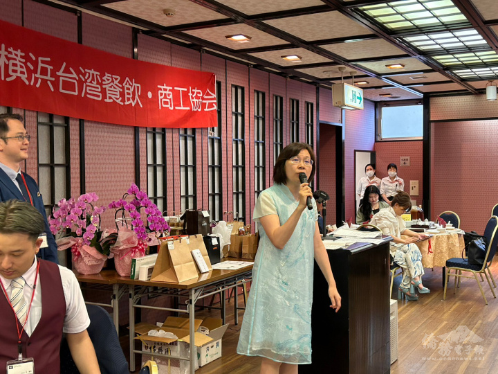 駐橫濱辦事處處長張淑玲致詞