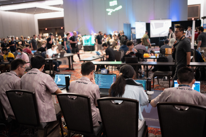 TWN48戰隊於會場比賽情況