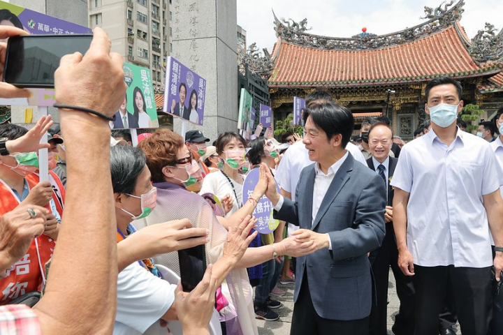 賴清德副總統5日上午出席「艋舺龍山寺觀世音菩薩成道紀念典禮」