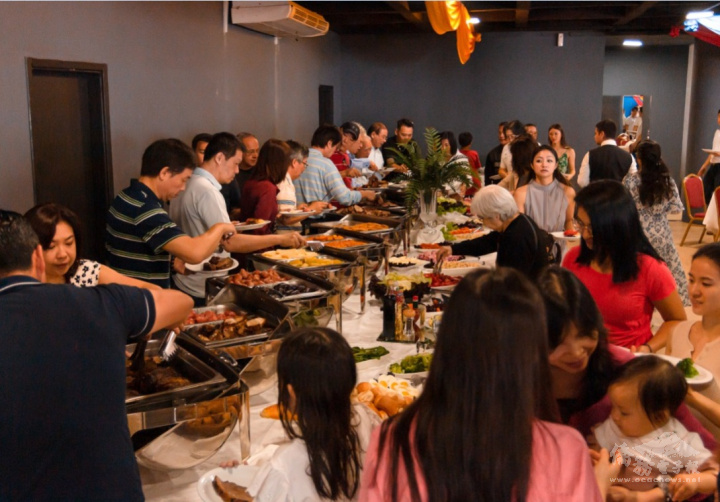 會後設宴款待全體與會會員及眷屬