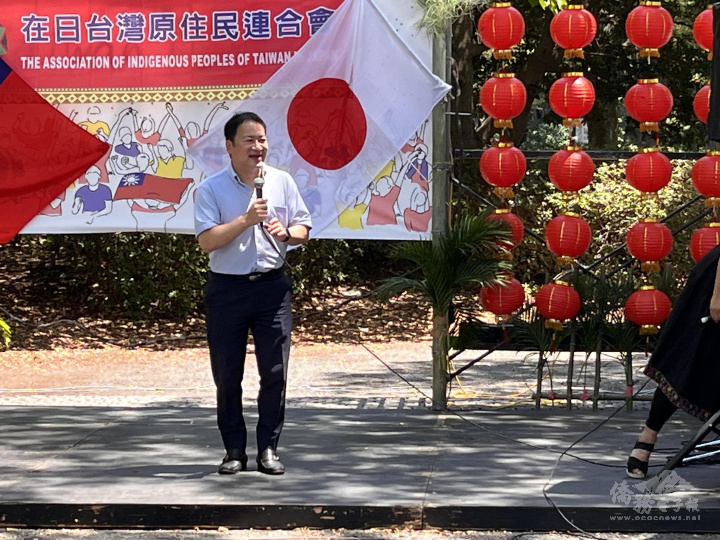 東京板橋區議員長瀨達也致詞