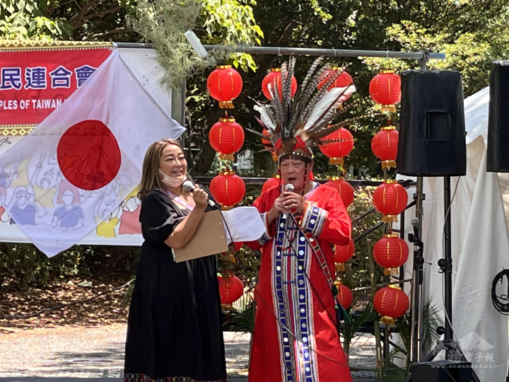 臺北市頭目邱永寬致詞