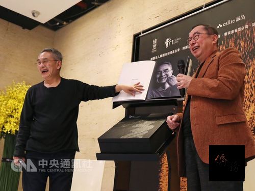 Lin Hwai-min (left) and Barry Lam; photo courtesy of CNA