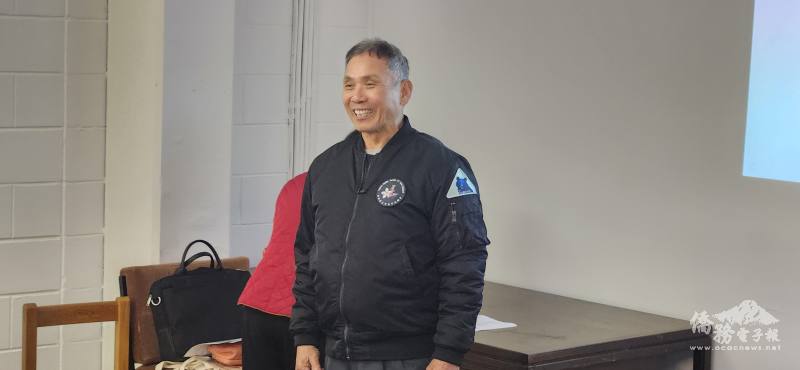 江文通感謝鄉親支持客語教室的開辦