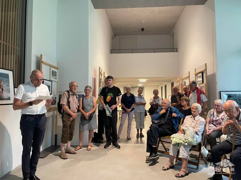 白冷會會長 Ludovic Nobel開幕致詞