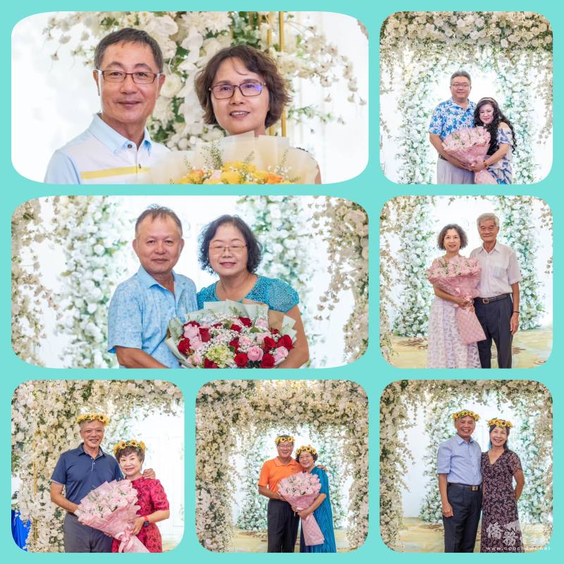 會員與先生合影留念