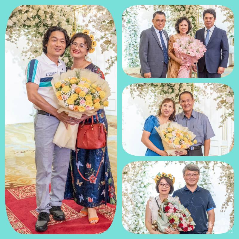 會員與先生合影留念