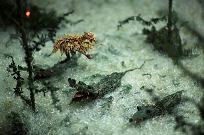 Compound Eyes of Tropical, a stop-motion short that makes use of paper arts techniques, shone brightly at domestic and international film festivals, raising awareness of traditional Taiwanese crafts. (courtesy of Zhang Xu Zhan)