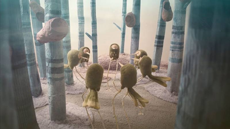 The Island of Us, a short film directed by Yu Yu, was nominated for a 2022 Best Animated Short Golden Horse Award. The film’s use of wool felt as a primary material gives it a charming, dreamlike atmosphere. (courtesy of Shadow Steps Stop Motion Studio)