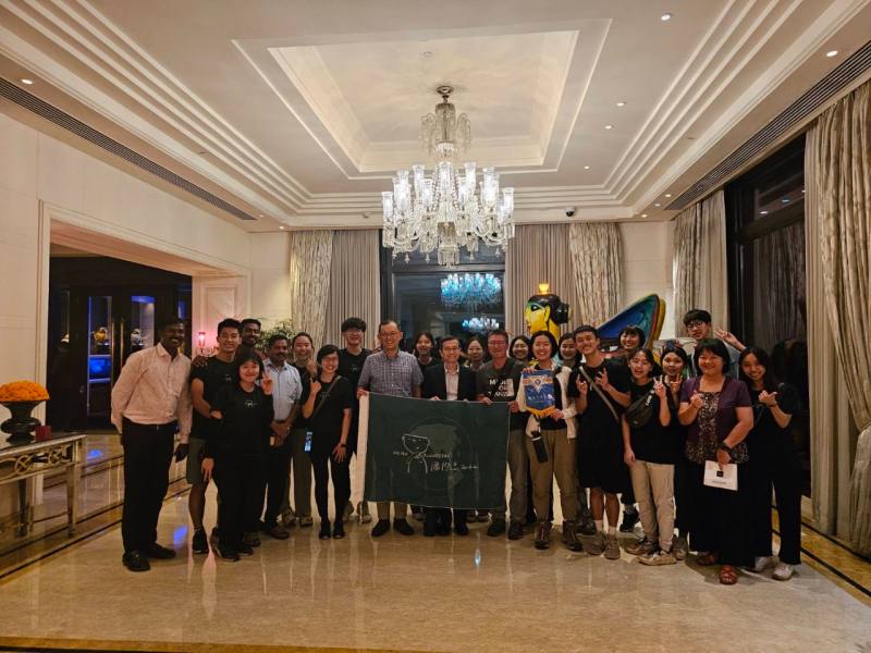 駐印度代表處公使陳牧民及駐清奈辦事處處長陳俊郎接見中興大學來印志工團