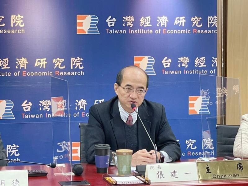 台灣經濟研究院院長張建一。(台經院提供)
