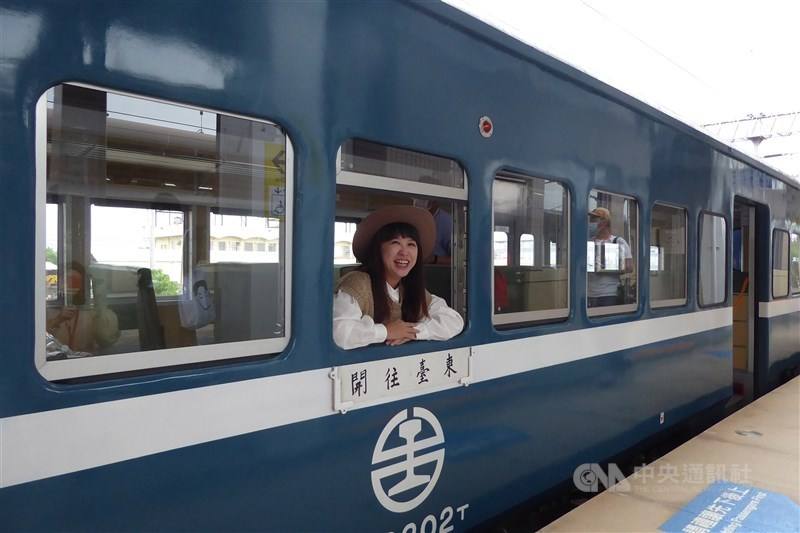A diesel-powered vintage train refurbished for tourists is seen in this photo taken on Nov. 9, 2021