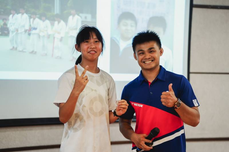 奧林匹克精神校園巡迴講座聽國手說故事文教 僑務電子報