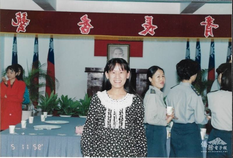 林碧玉曾服役於國防部藝術工作總隊