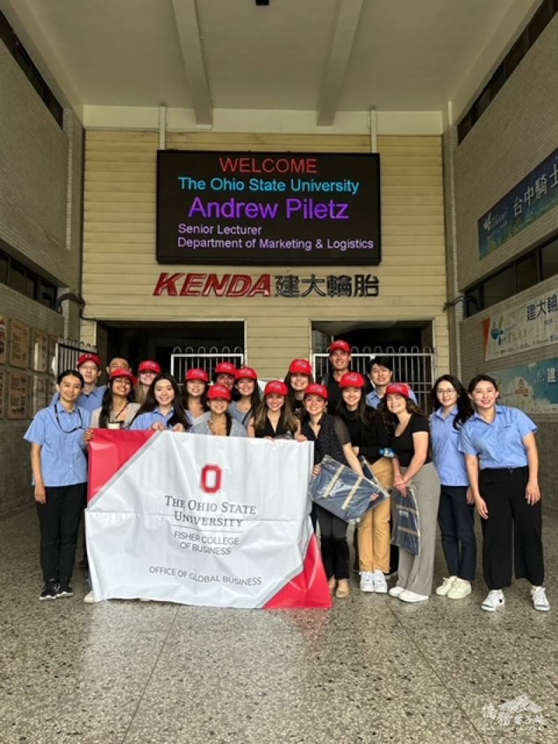 OSU Marketing Professor Andrew Piletz took students to Taiwan Kenda
