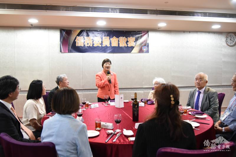 僑委會委員長徐佳青與歐總團員交流