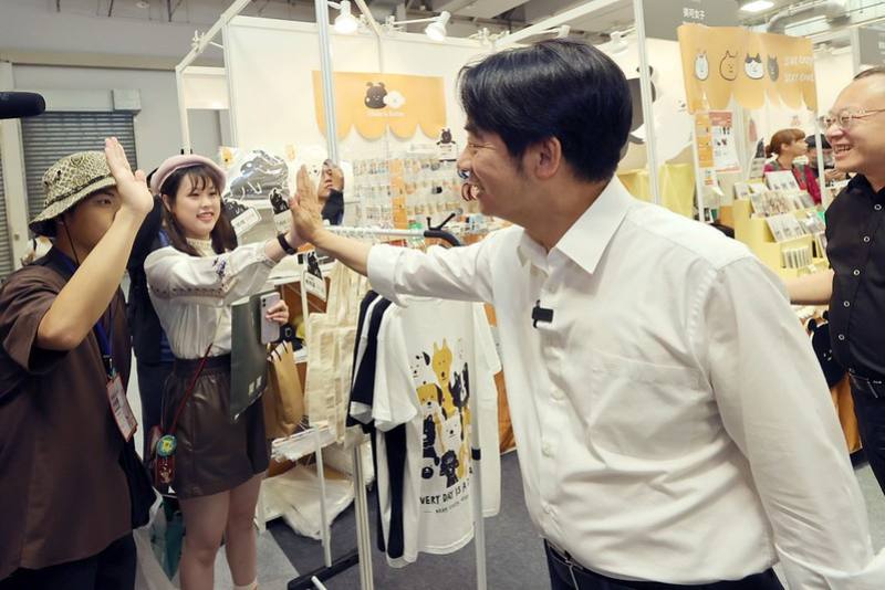 副總統參訪「2023臺灣文化創意博覽會」