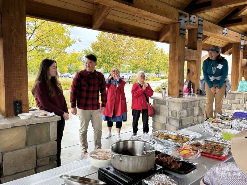 首次參加協會活動者進行自我介紹