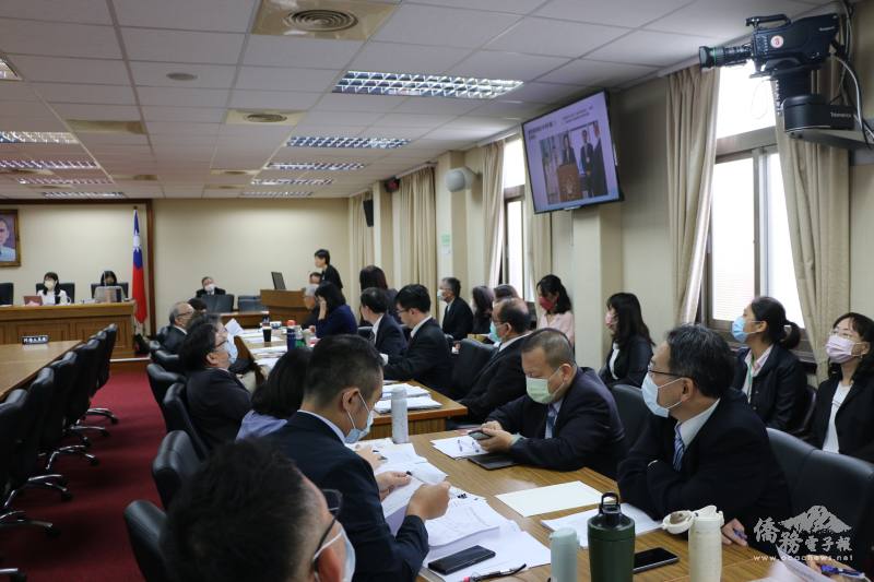 立法院第10屆第8會期外交及國防委員會，僑委會業務報告