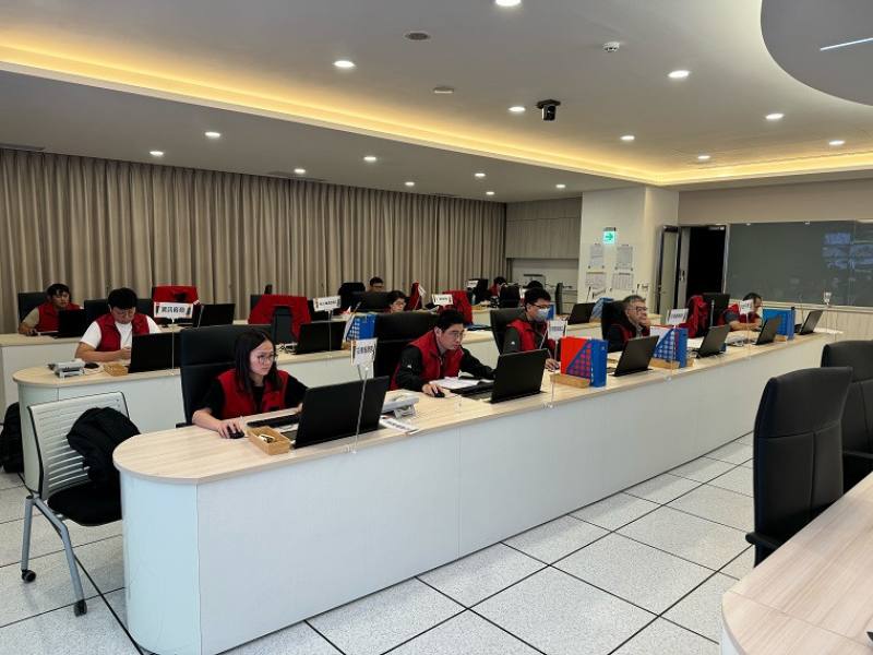 經濟部應變小組運作現場