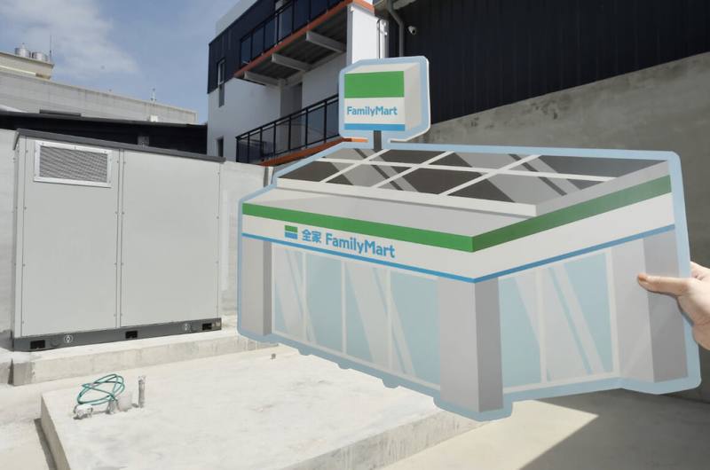 全家便利商店宣布，攜手泓德能源在台南平豐店建置孤島電力系統，打造全台唯一的「能源韌性實驗店」。（全家提供）