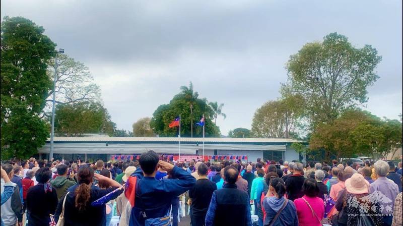 升旗典禮現場情形