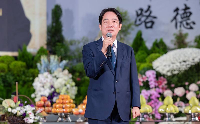 副總統出席「一貫道前人林公再錦公奠禮」，並致詞