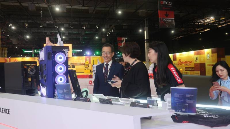 馮光中出席拉美地區最具規模電競展為台灣廠商加油打氣